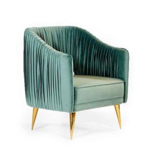 Green Velvet Sofa Chair
