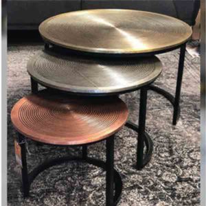 Ring stools set of 3