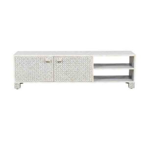 Bone Inlay TV Unit